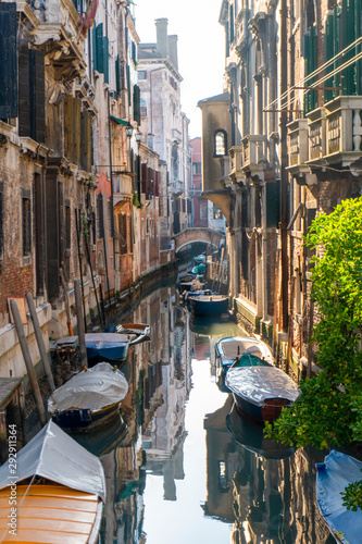 Italy. Venice. The historic city center in sunny weather.