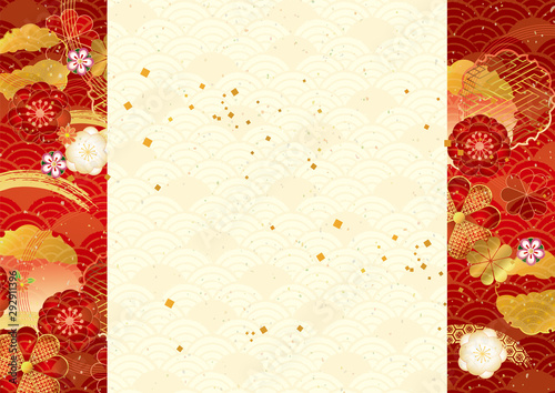 美しい和柄パターン