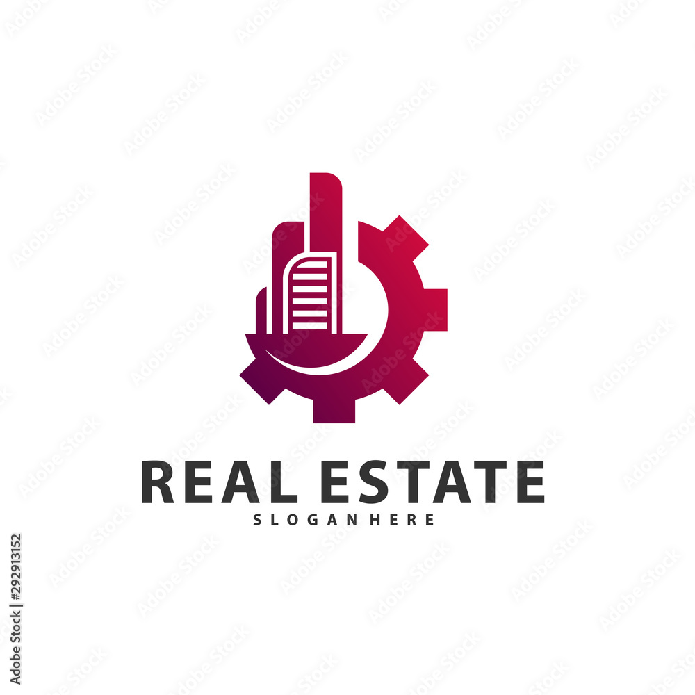 City Gear Logo Vector Industrial symbol icon design illustration, Emblem, Design Concept, Creative Symbol, Icon City Gear Logo Vector Industrial symbol icon design illustration, Emblem, Design Concept, Creative Symbol, Icon