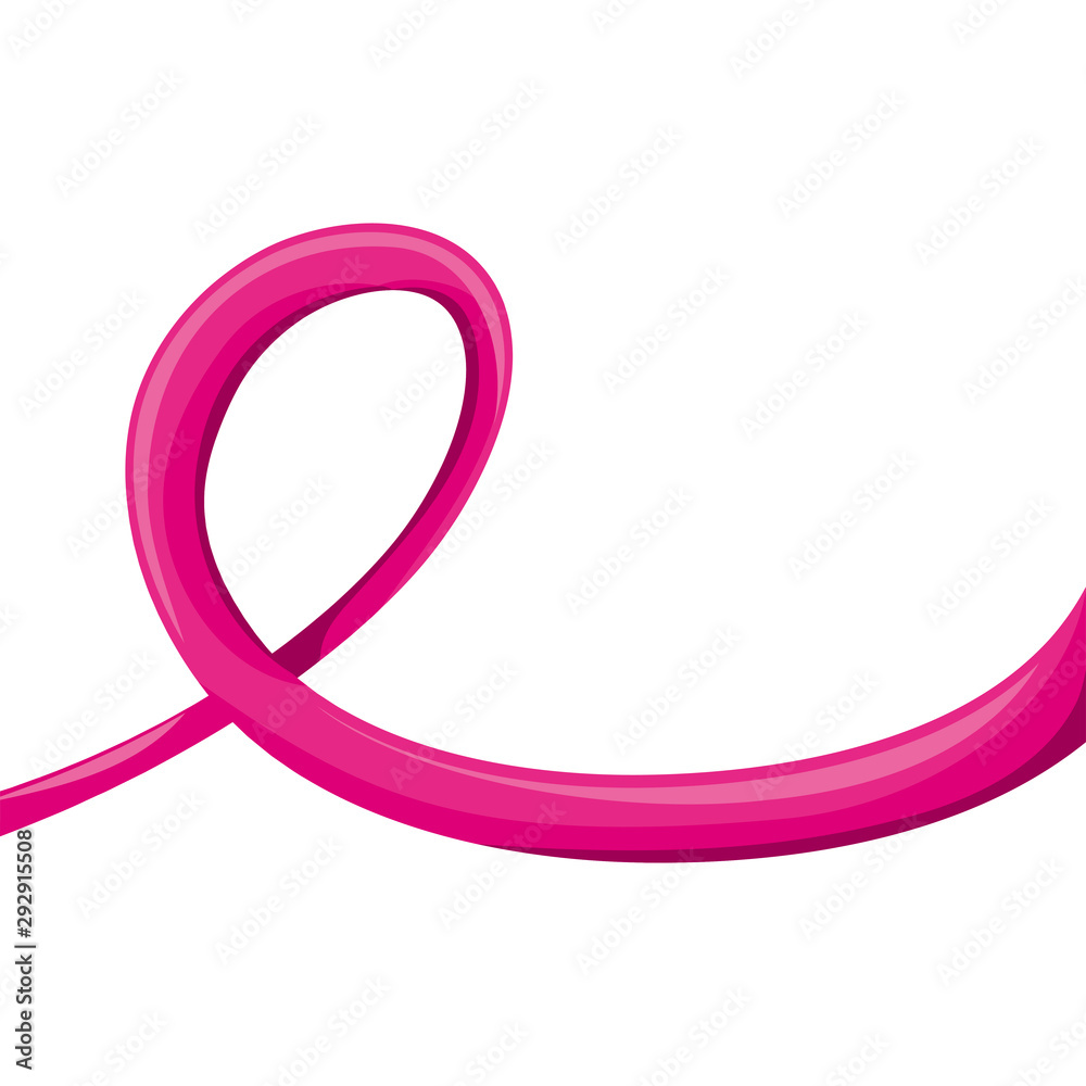 breast cancer ribbon on white background breast cancer ribbon on white background