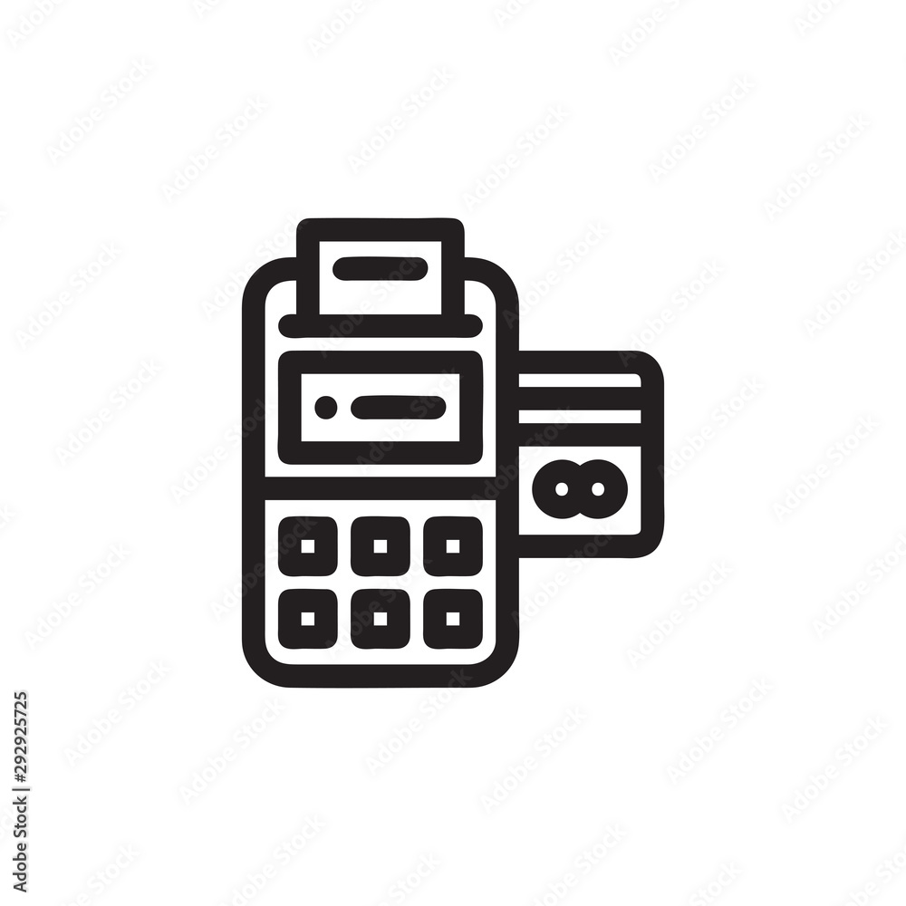 Cashbox vector icon, cashier symbol. Simple, flat design for web or mobile app Cashbox vector icon, cashier symbol. Simple, flat design for web or mobile app