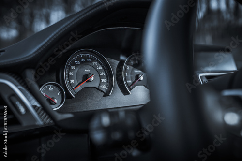 dashboard of a sportscar  © The Protograph