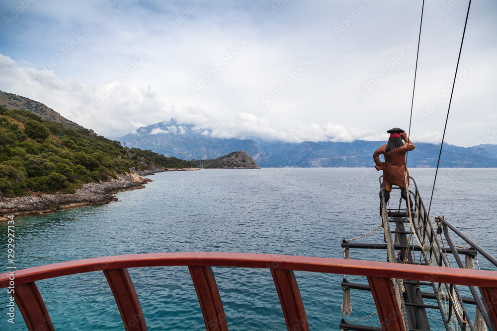 View from a pirate ship