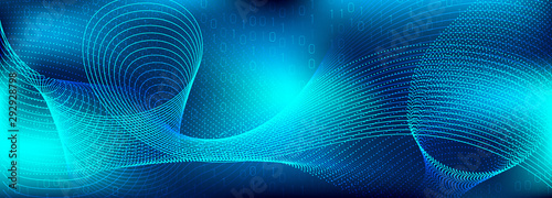Particles Vector. Light Tec...