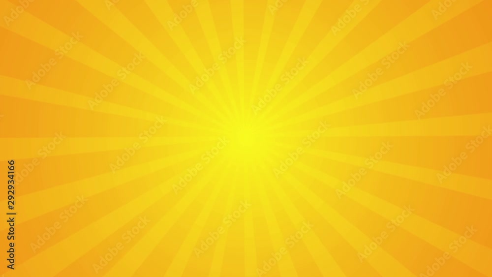 Retro vintage rays background in pop-art style video