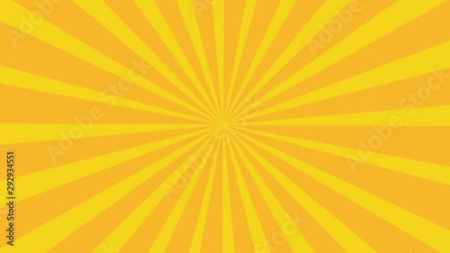 Retro vintage rays background in pop-art style video