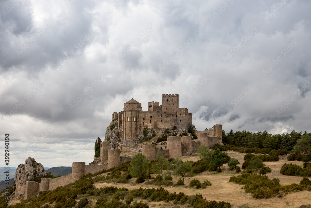 castle on a mountain