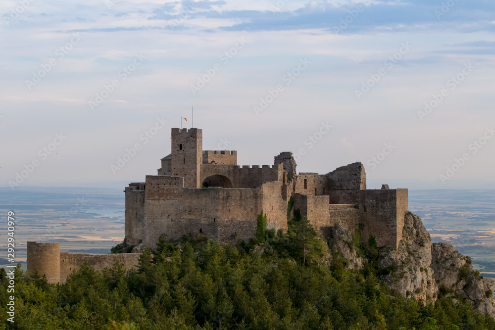 castle on a mountain