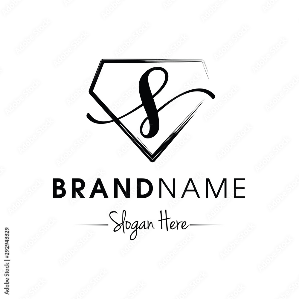 Monogram / Initial S for jewellery logo design inspiration vector Monogram / Initial S for jewellery logo design inspiration vector