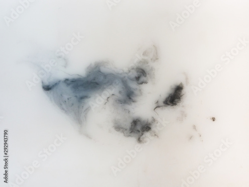 Marble texture, The smooth polished white marble surface has a black pattern of stone on the background.