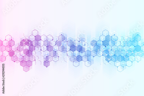 Abstract medical background and science concept background photo