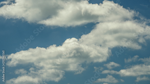 Fluffy Cloud Blue Sky Background