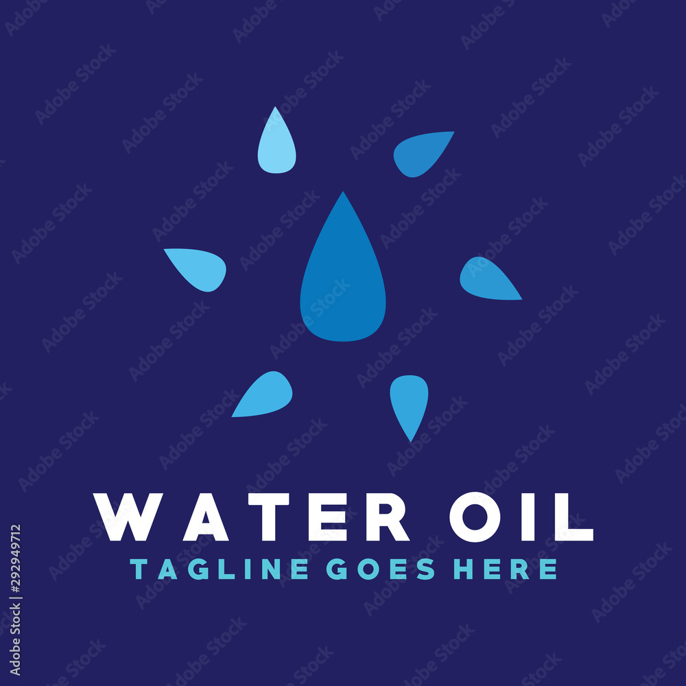 Water Oil And Mineral Logo Design Inspiration Water Oil And Mineral Logo Design Inspiration