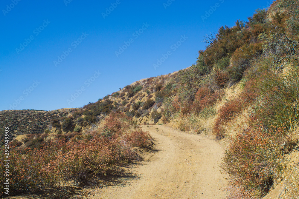 Ridge Line Road in Los Padres National Forest