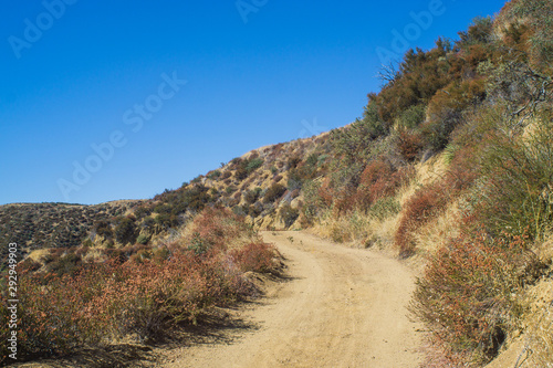 Ridge Line Road in Los Padres National Forest