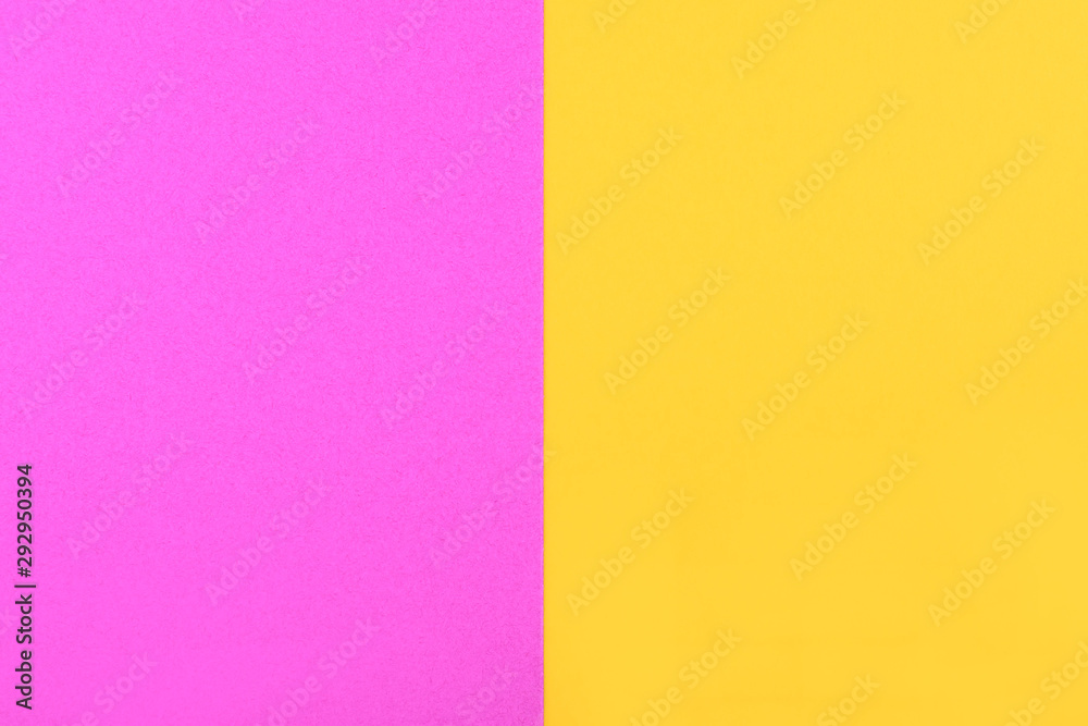 pink yellow background with copy space, creative idea