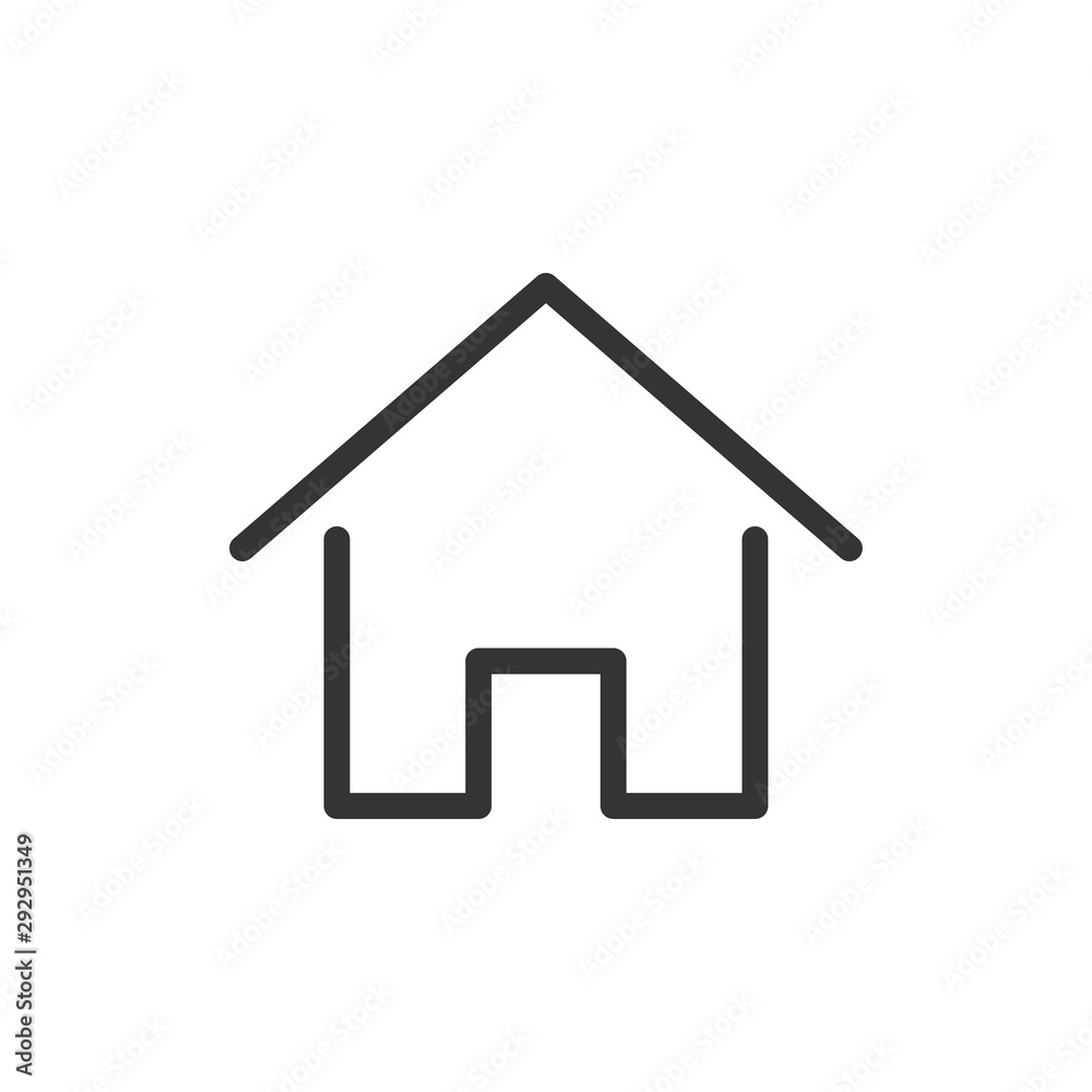 Home Icon Vector Illustration. Home Logo Template Home Icon Vector Illustration. Home Logo Template