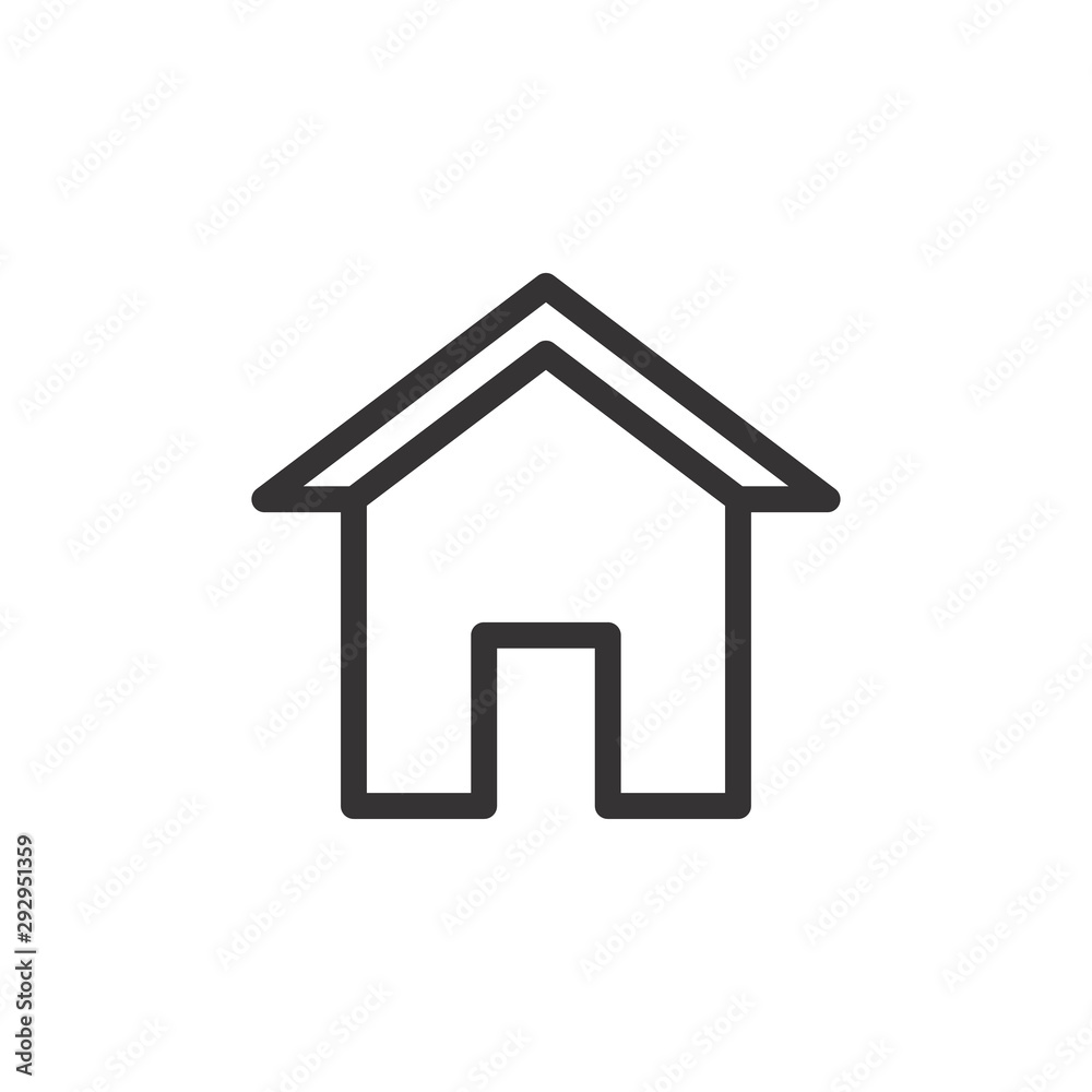 Home Icon Vector Illustration. Home Logo Template Home Icon Vector Illustration. Home Logo Template