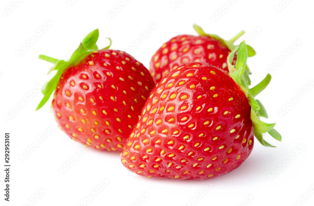 fresh strawberry isolated on white background fresh strawberry isolated on white background