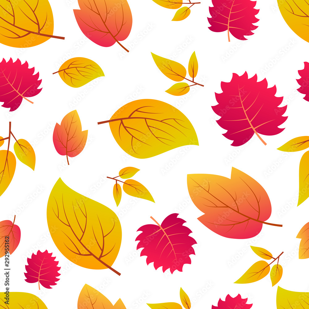Autumn seamless background with maple leaves Autumn seamless background with maple leaves