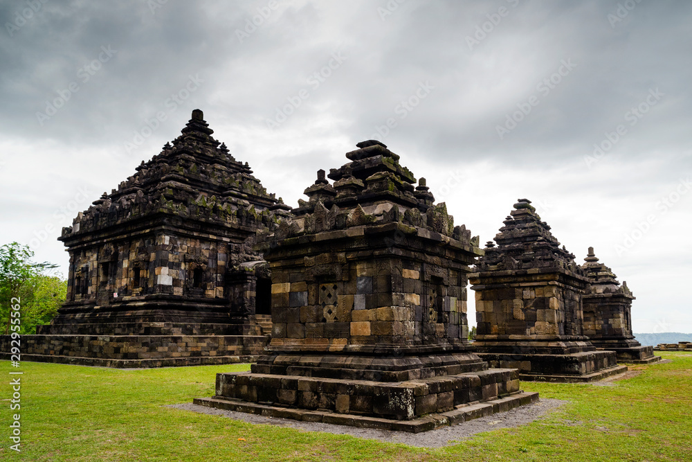 Ijo hindu temple on the hills around Yogyakarta, Sleman Regency, Java, Indonesia Ijo hindu temple on the hills around Yogyakarta, Sleman Regency, Java, Indonesia