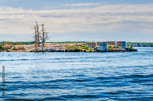 McNair Island in the St. Lawrence River photo