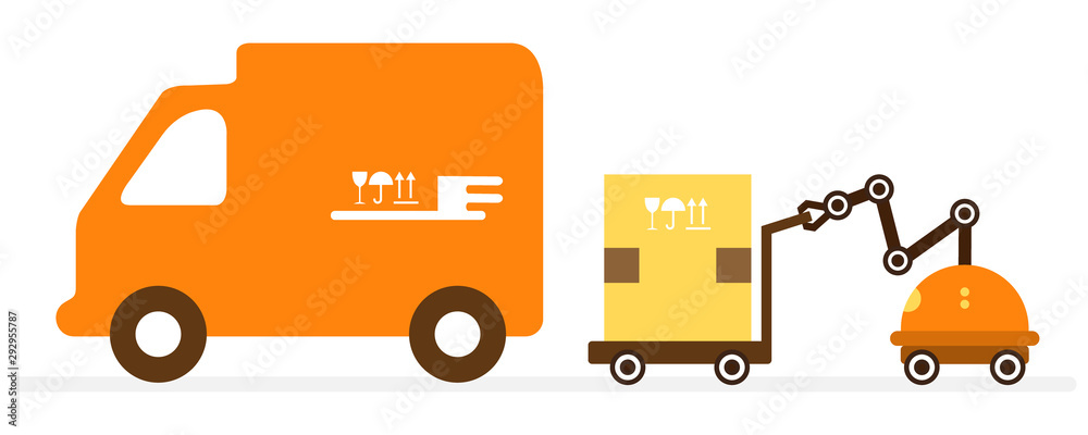 Automation warehouse processes. Smart Logistic.