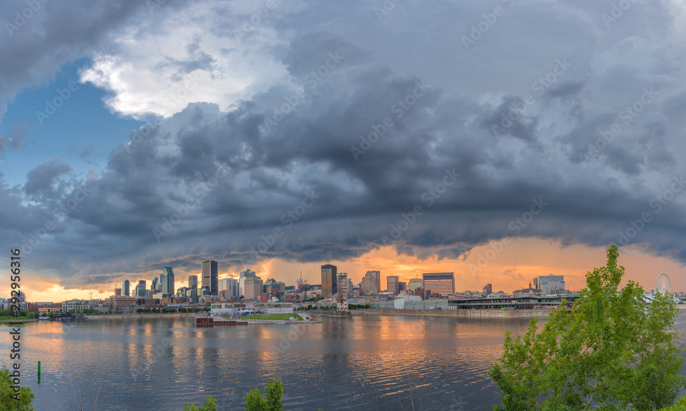 Storm over Montreal 