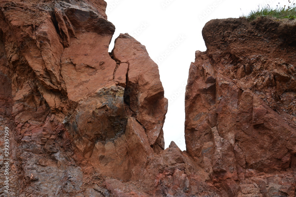 Stone surface. Structures of a rock