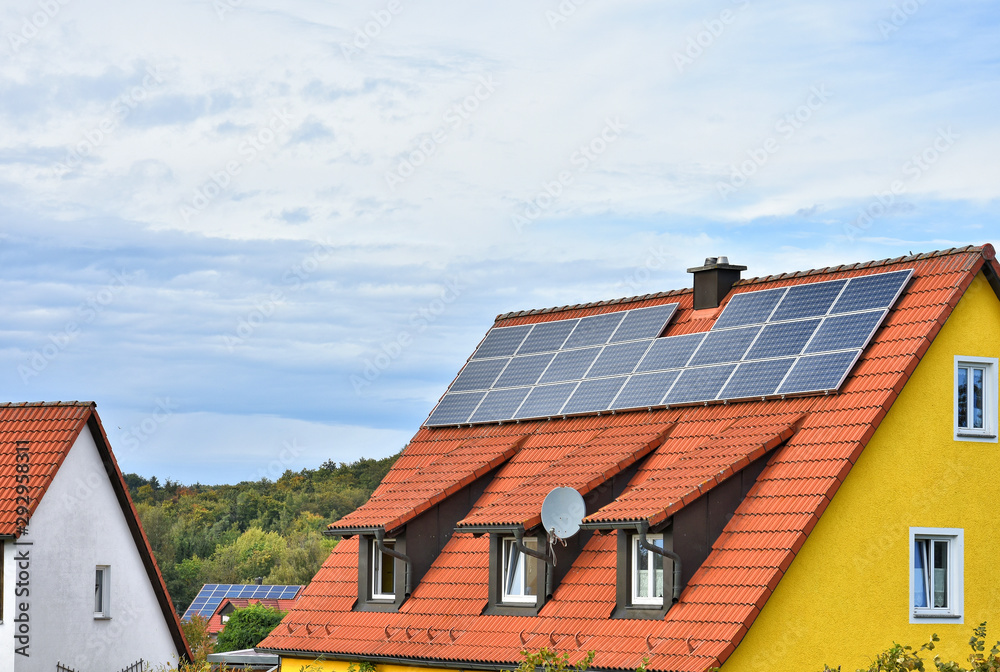 Solaranlagen auf Hausdächer