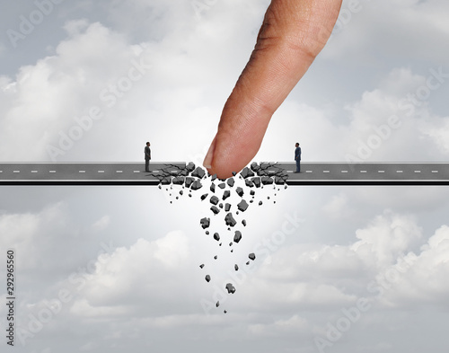 Fotografia Destroy Business Trust