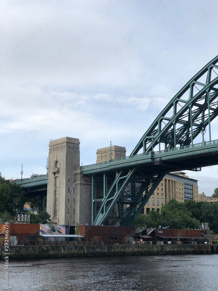Detail of Tyne Bridge Ironwork in Newcastle