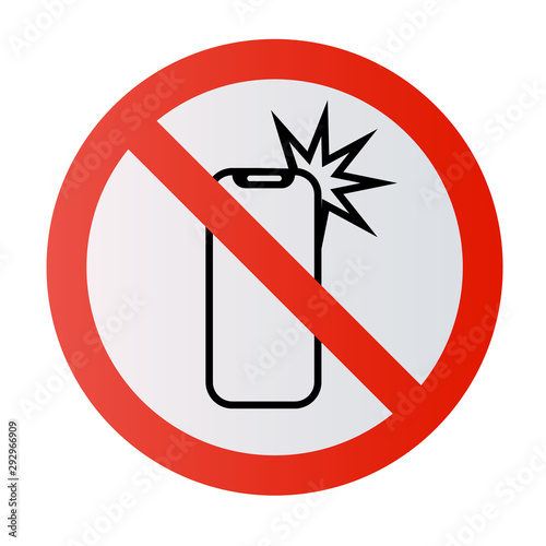 No Ban Stop sign No selfie sticks No photos No camera Vector mobile phone photography smartphone forbidden sign symbol icon monopod selfie prohibited Beware hand hold sticks circle shape Caution signs