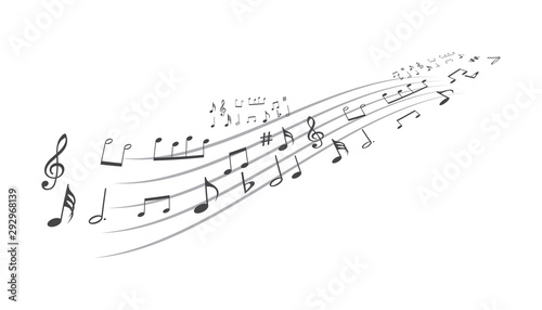 music symbol background , Elements musical background music background  vector