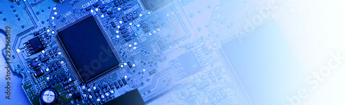 Circuit board background photo