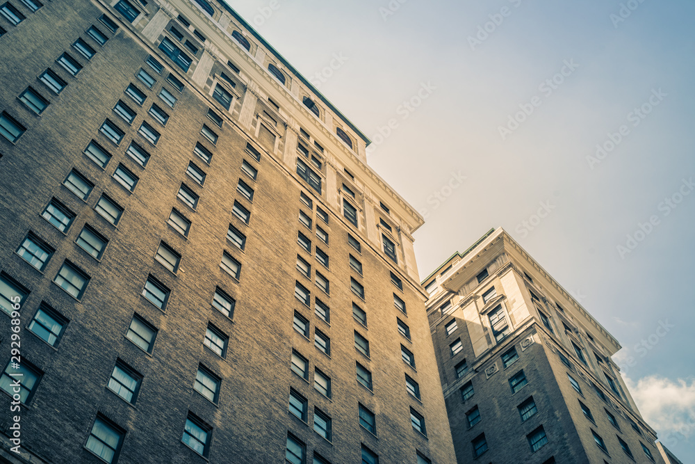 older downtown building new york