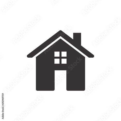 Home Icon Vector Illustration. Home Icon Logo Template