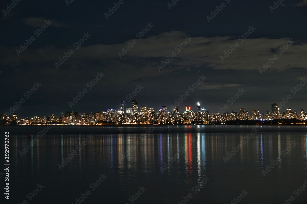 Vancouver BC bei Nacht