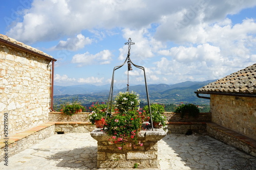 Speco of Narni in a summer day, Terni, Umbria, Italia