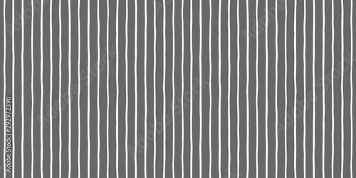 Free hand drawn pinstripes seamless vector background. Doodle style uneven stripes, white streaks on chalkboard backdrop. Bars, lines, strips pattern. Elegant regular striped texture, banner template.