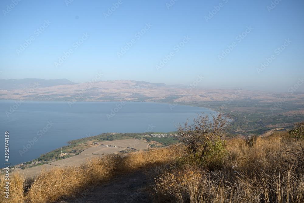 The Sea of Galilee from the Golan Heights