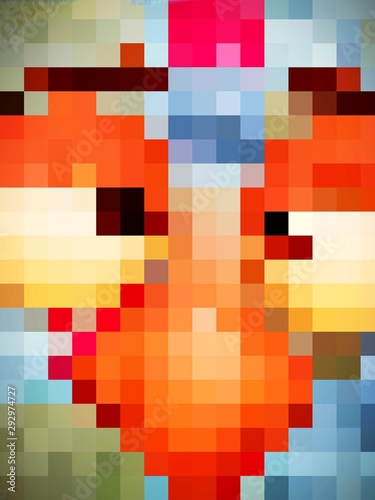 beautiful abstract background with squares