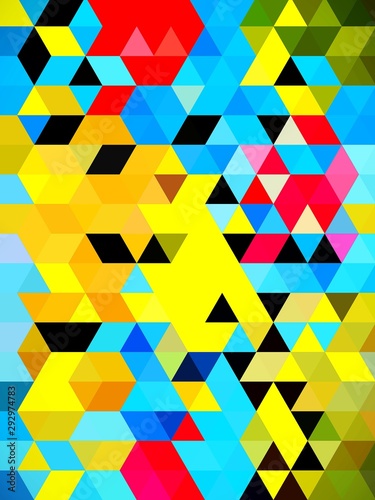 abstract background with triangles