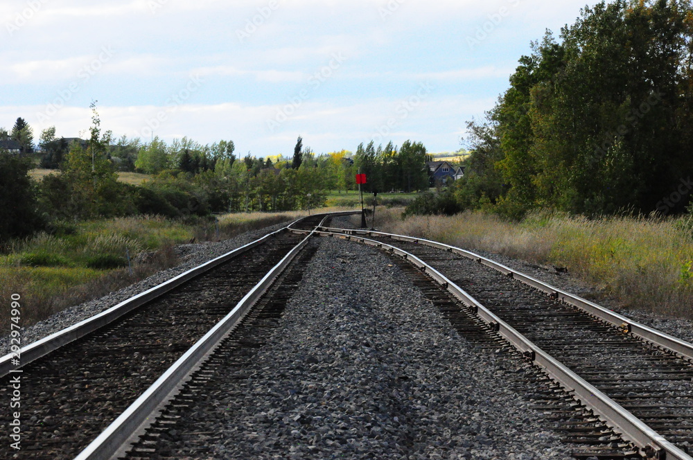 railway in the countryside