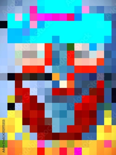 abstract background with squares