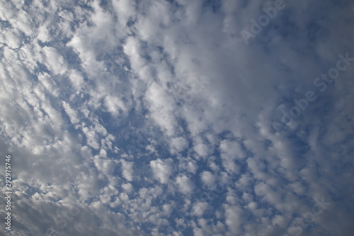 Fototapeta Naklejka Na Ścianę i Meble -  formation of cloud in the sky during the sunny day