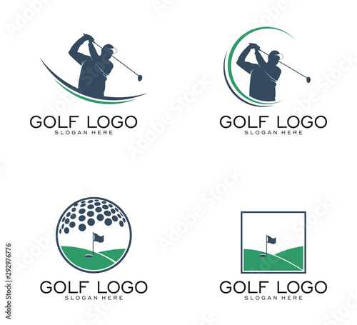 Golf Logo designs template vector