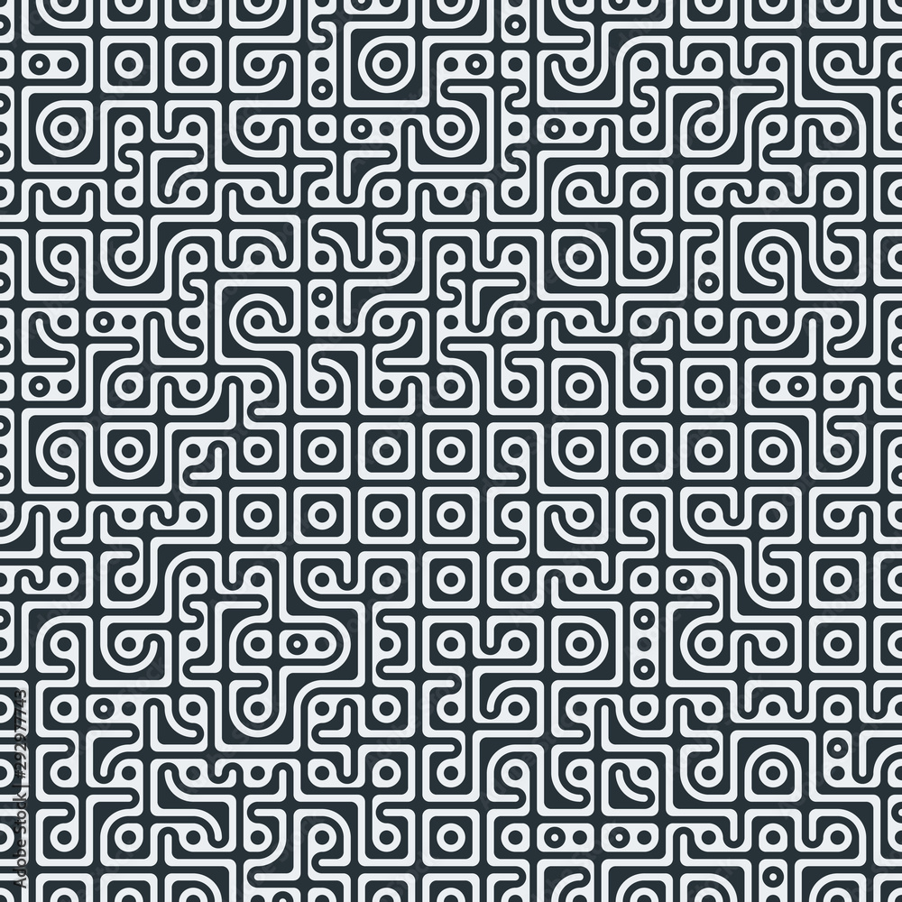 Truchet Random Pattern Generative Tile Art background illustration Truchet Random Pattern Generative Tile Art background illustration