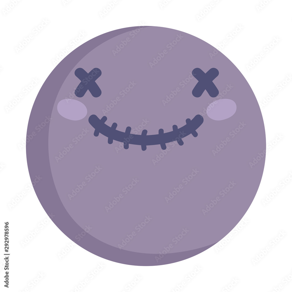 smiley skull happy halloween icon smiley skull happy halloween icon