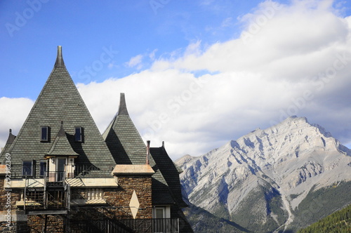castle in the mountains